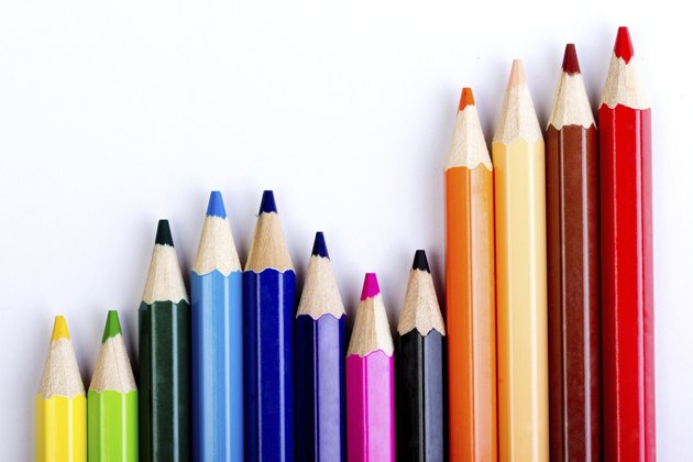 Colorful of pencils in concept all for one