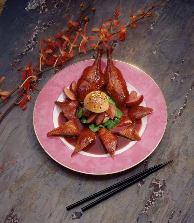 Duck with plum sauce