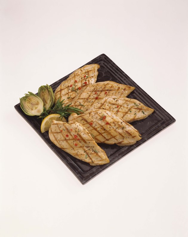 Grilled chicken fillets