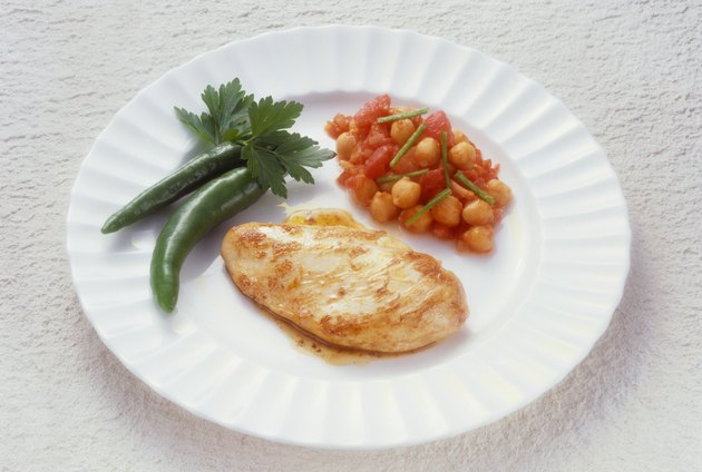 Chicken Breast with Chick Peas