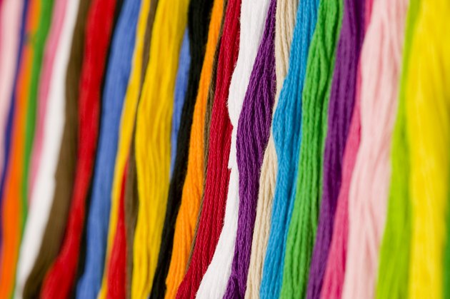 Strands of yarn