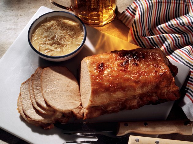 Roast Pork with Horseradish Mayonnaise