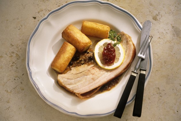 Flamed Breast of Pork