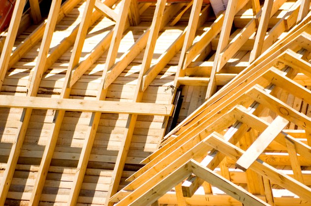 wooden roof