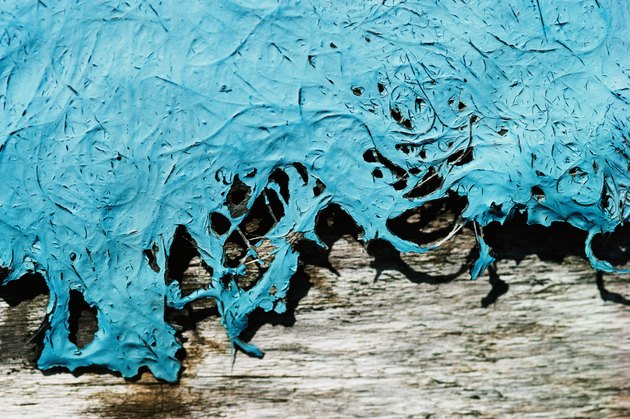 Paint and fiberglass over wood
