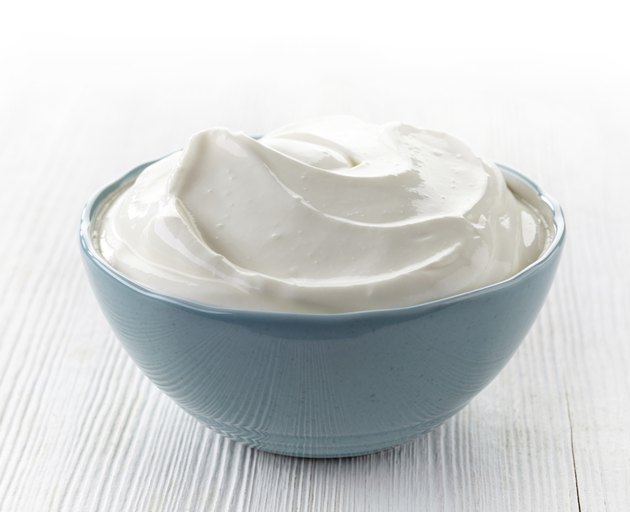 bowl of sour cream