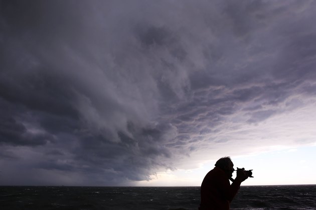 Wild Weather Hits Melbourne