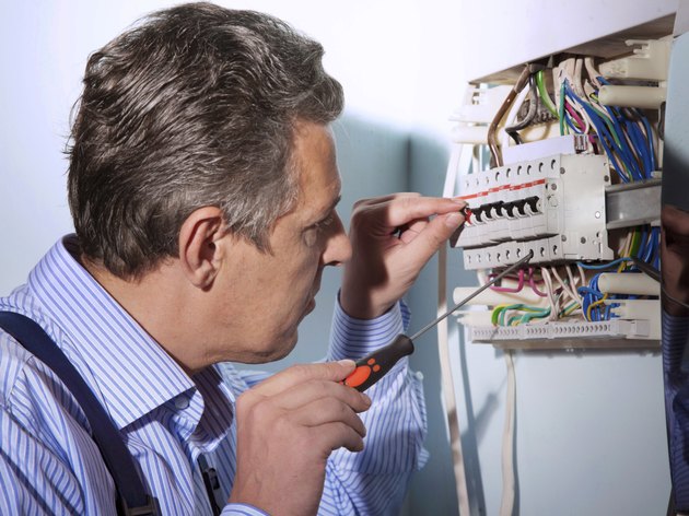 electrician at work