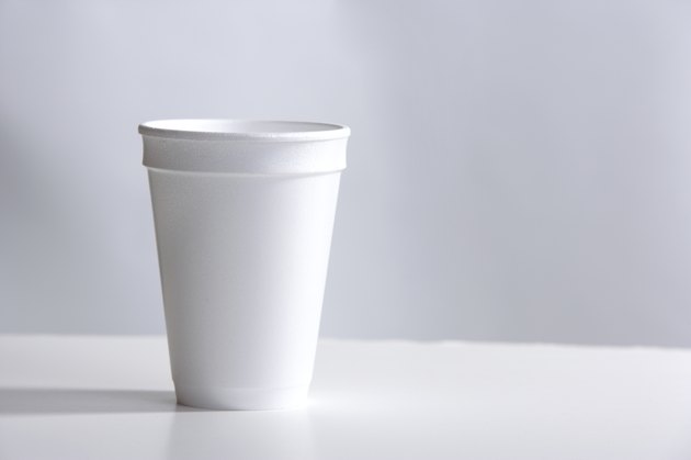 Styrofoam Cup on desk