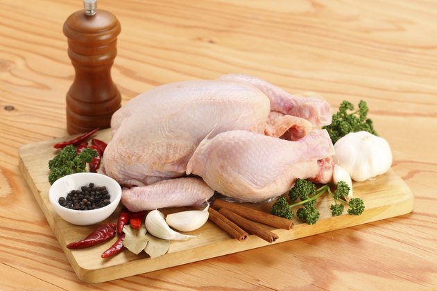 Various fresh meats