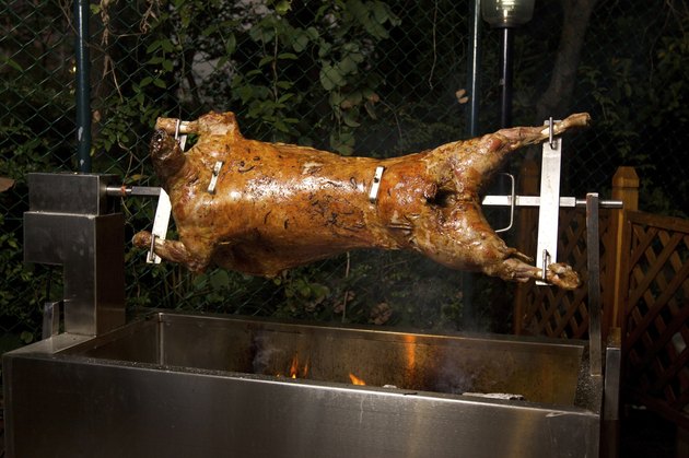 Whole Spit Roasted Lamb