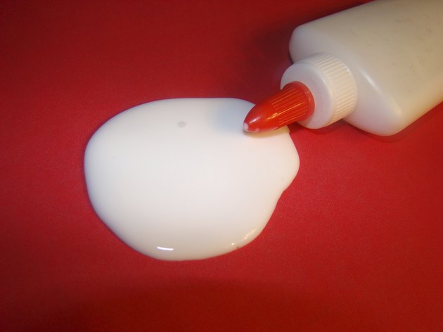 Spilled glue