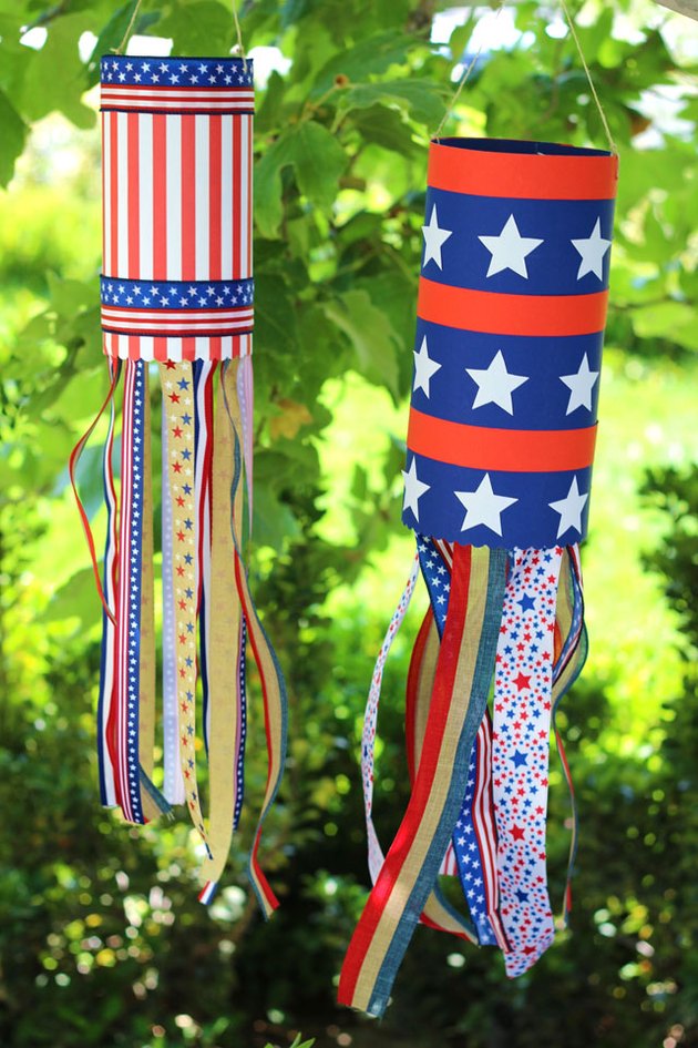 How to Make a Patriotic Wind Sock | eHow