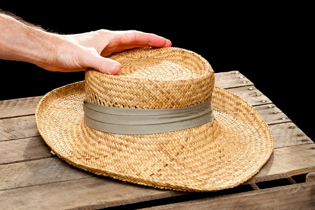 how-to-reshape-a-straw-hat-ehow