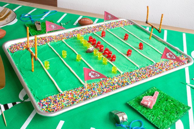 How to Make a Football Cake (Without Using a Specialty Pan) - SavvyMom