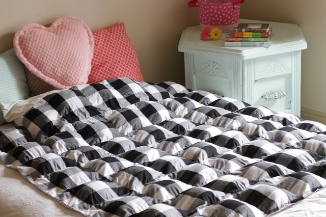 Handmade weighted blankets can be soothing and calming for anyone with insomnia or sensory integration issues.