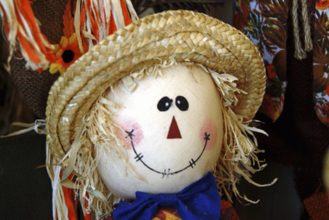 straw wig for scarecrow