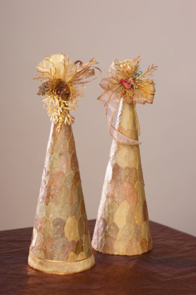 .com : paper mache cones  Paper mache crafts, Paper mache cone,  Crafts
