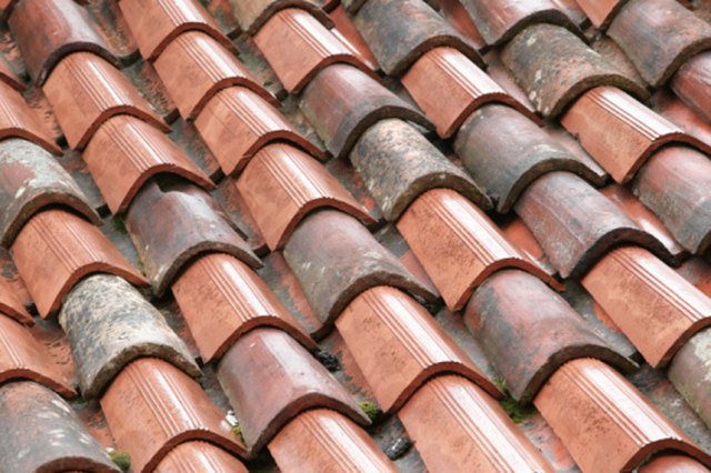 red tile roof shingles