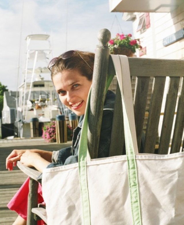 Wash ll bean online tote