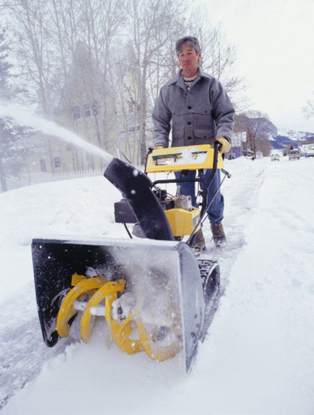 How Do You Reinflate A Flat Tire On A Sears Snowblower Ehow