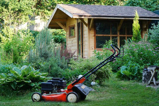 How to Find the Oil Drain Plug on a Honda HR 217 Lawnmower ehow