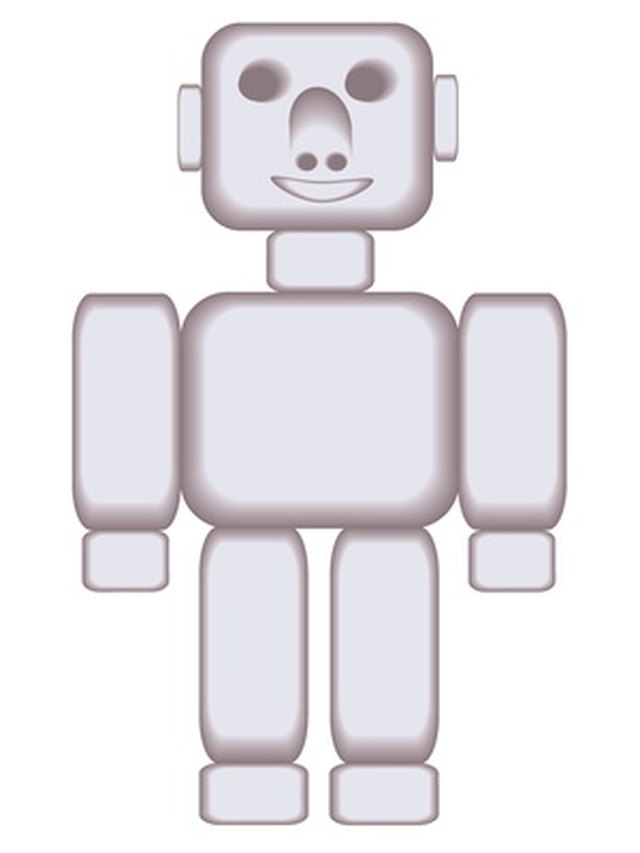 Robots out. Робот из картона. Голова робота из картона схема. Объемный робот из бумаги. Кнопки для робота из картона.