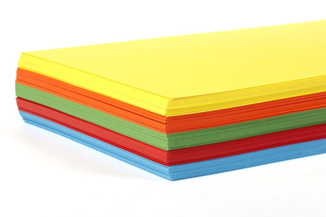 colored card stock
