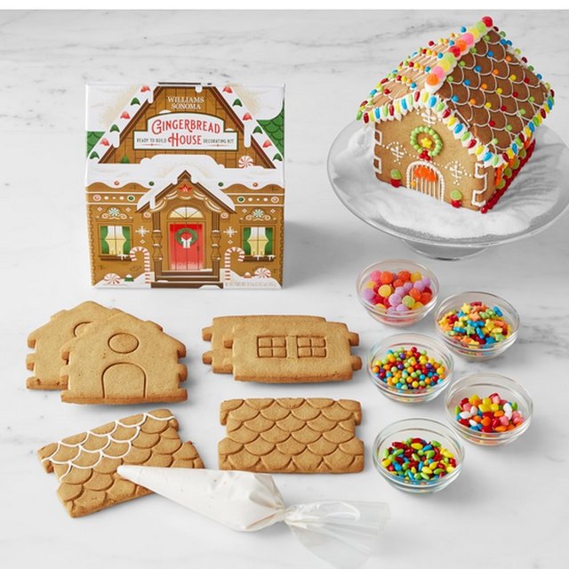 Unassembled Chateau Gingerbread House Kit