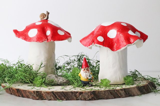 Mushroom Fairy Houses Out of Cute Little Jars : 4 Steps (with