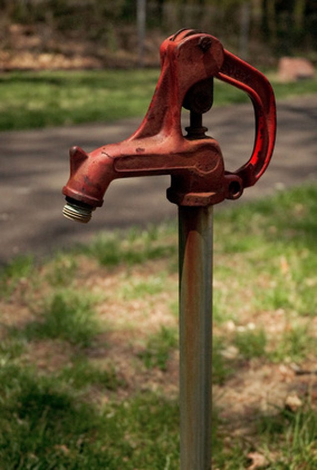 Slow water. Water wells 2010.