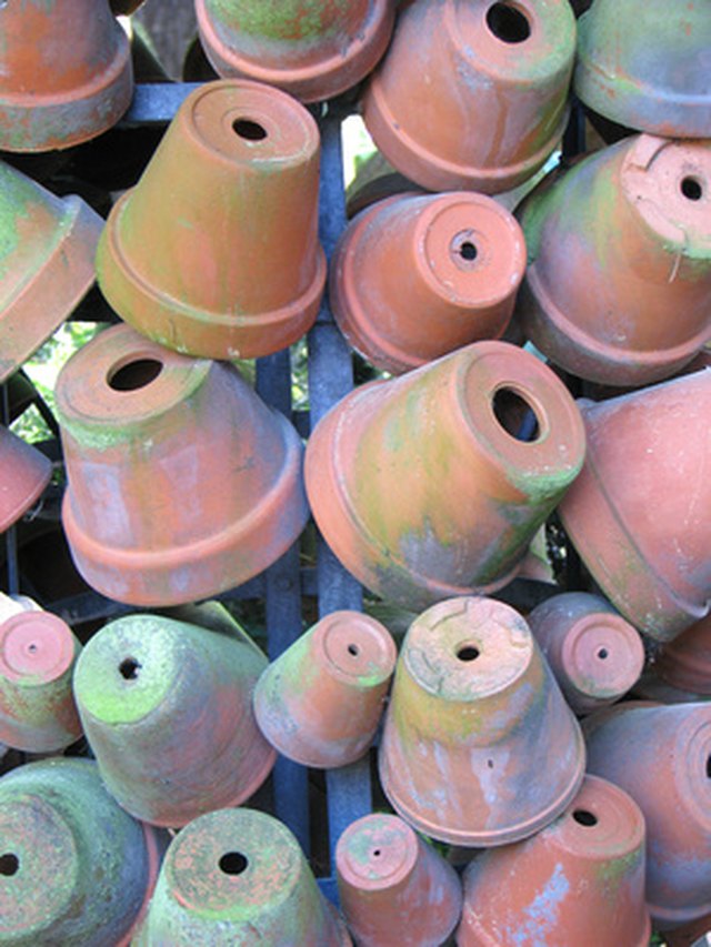 How to paint terra cotta pots - At Home With The Barkers