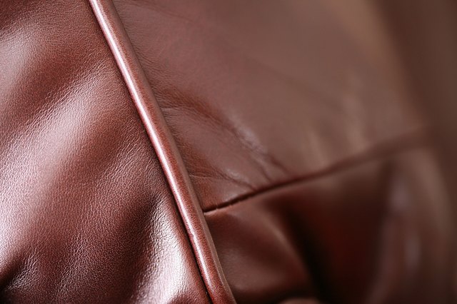 get wrinkles out of leather sofa