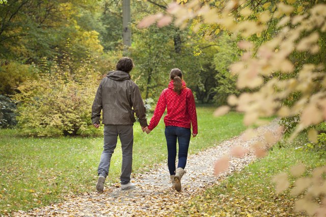 Couple on walk