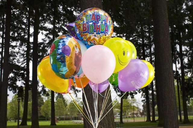 happy birthday balloons