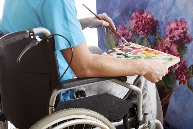 art-projects-for-disabled-adults-ehow