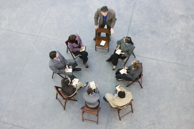 Businesspeople in a meeting