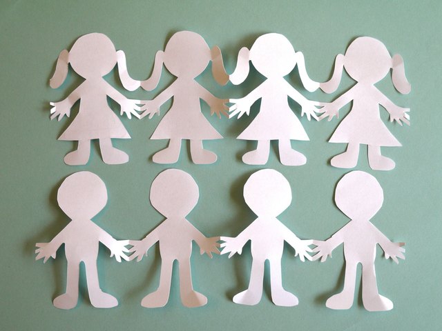 paper cut out figures