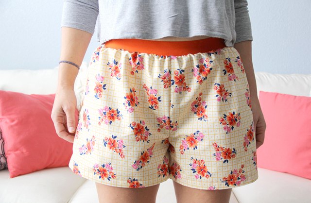 Girl boxer shorts discount pajamas