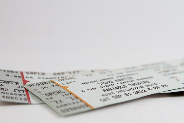 cute way to give tickets as a gift