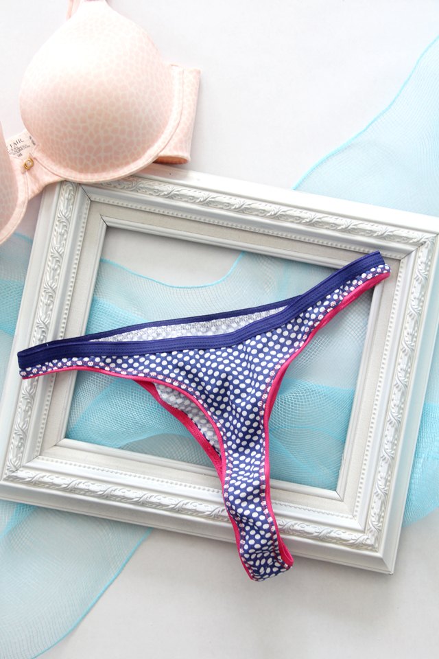 How to make luxury thong // How to sew underwear 