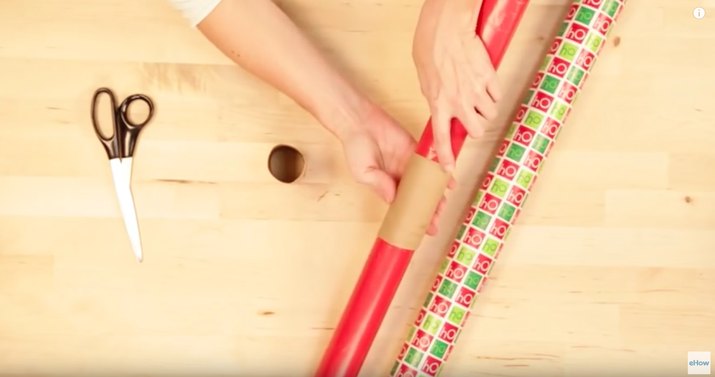 empty rolls for wrapping paper