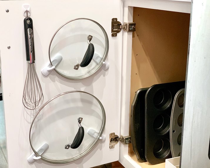 How Command Hooks Can Help With Pot-Lid Storage