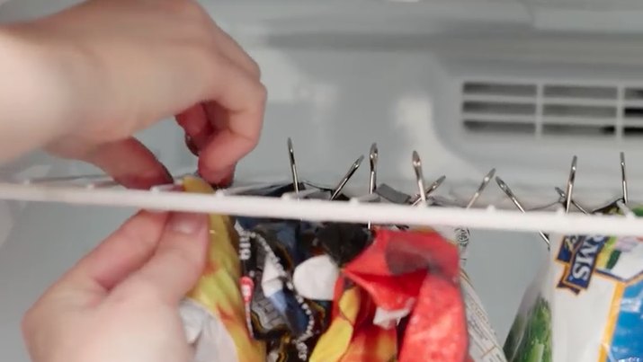 Binder clip your way to an organized freezer