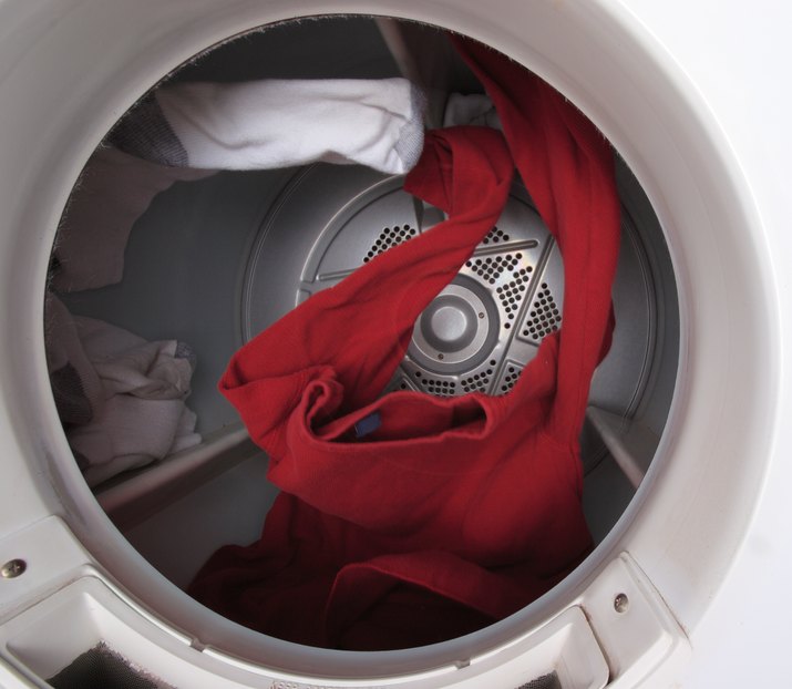 Clothes Tumbling in Dryer