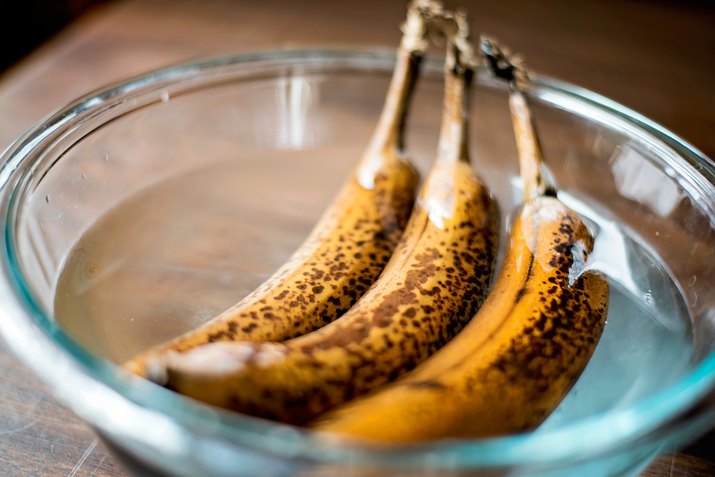 Close-Up Of Bananas In Water