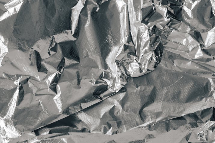Aluminum Metal Foil Texture