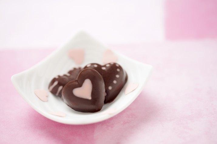 Heart chocolates