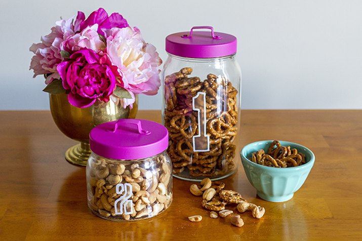 DIY Etched Glass Jars