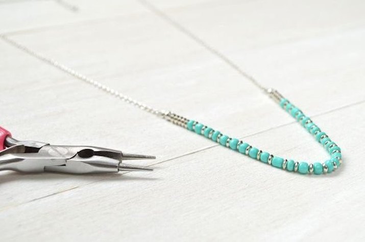 Shortening a necklace can change the look and feel of it.